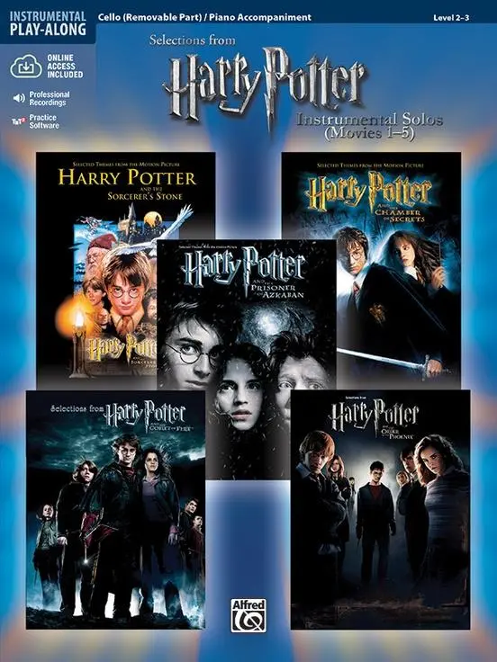 Cover: 38081318837 | Harry Potter Instrumental Solos for Strings (Movies 1-5) | Galliford