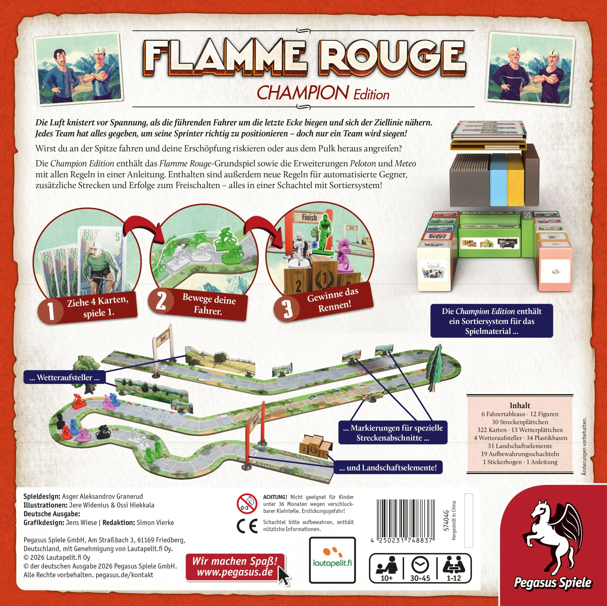 Bild: 4250231748837 | Flamme Rouge Champion Edition | Spiel | 57404G | Deutsch | 2026
