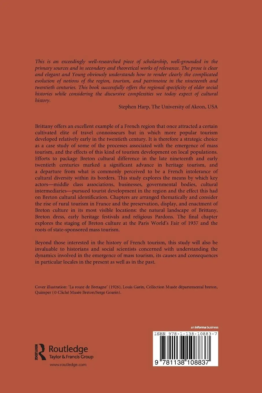 Rückseite: 9781138108837 | Enacting Brittany | Patrick Young | Taschenbuch | Englisch | 2017