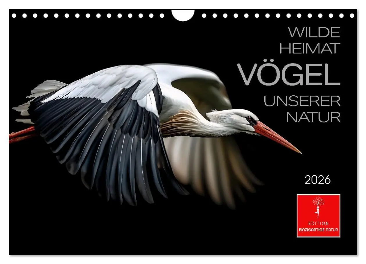 Cover: 9783457308837 | Wilde Heimat - Vögel unserer Natur (Wandkalender 2026 DIN A4 quer),...