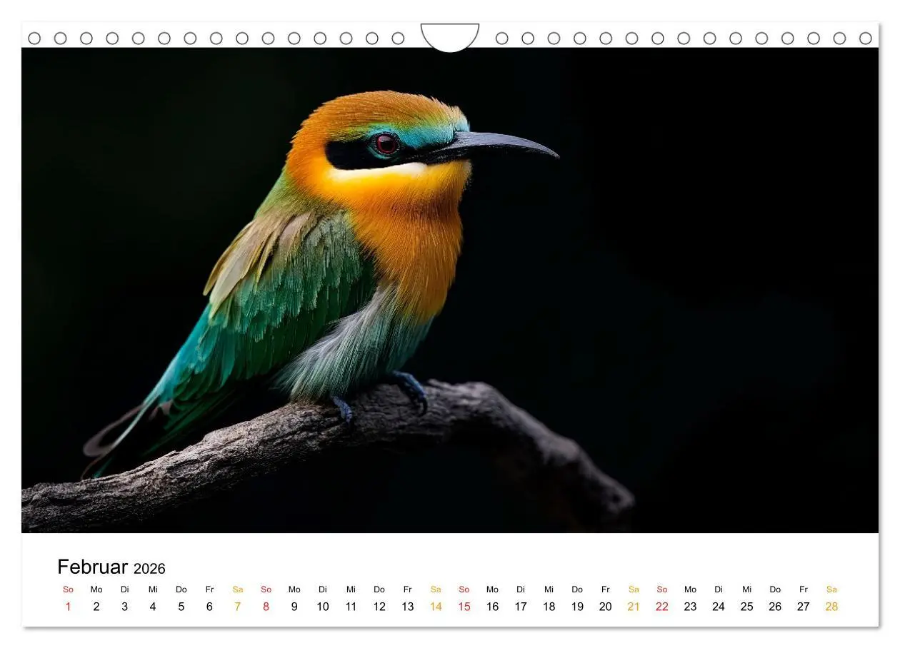 Bild: 9783457308837 | Wilde Heimat - Vögel unserer Natur (Wandkalender 2026 DIN A4 quer),...