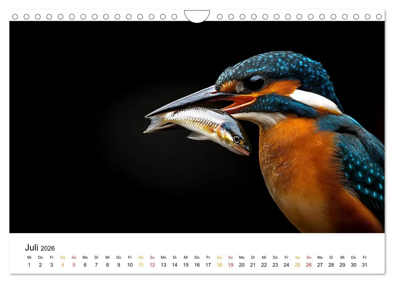 Bild: 9783457308837 | Wilde Heimat - Vögel unserer Natur (Wandkalender 2026 DIN A4 quer),...