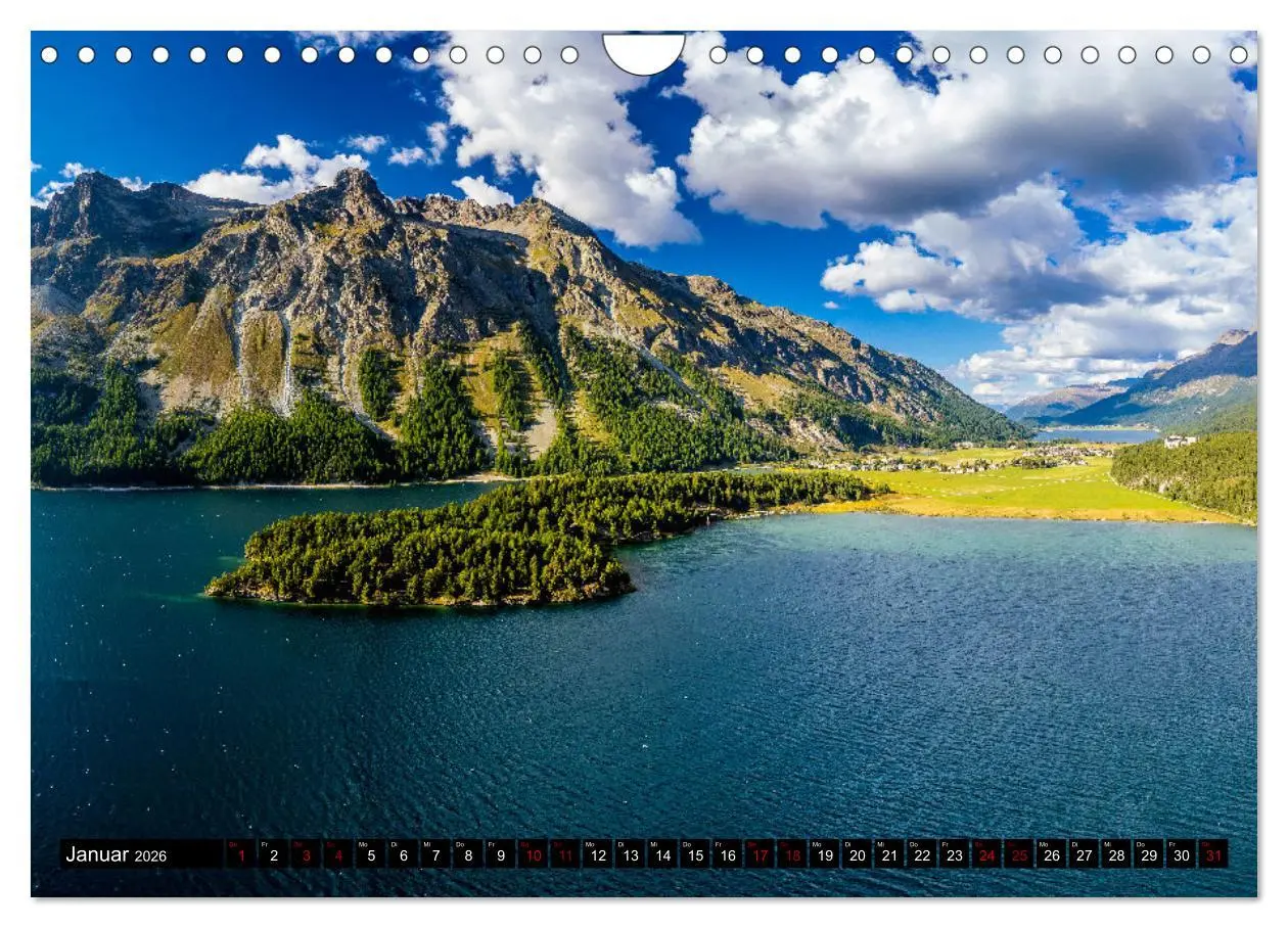 Bild: 9783457618837 | Schweiz - Engadin und Bergell (Wandkalender 2026 DIN A4 quer),...