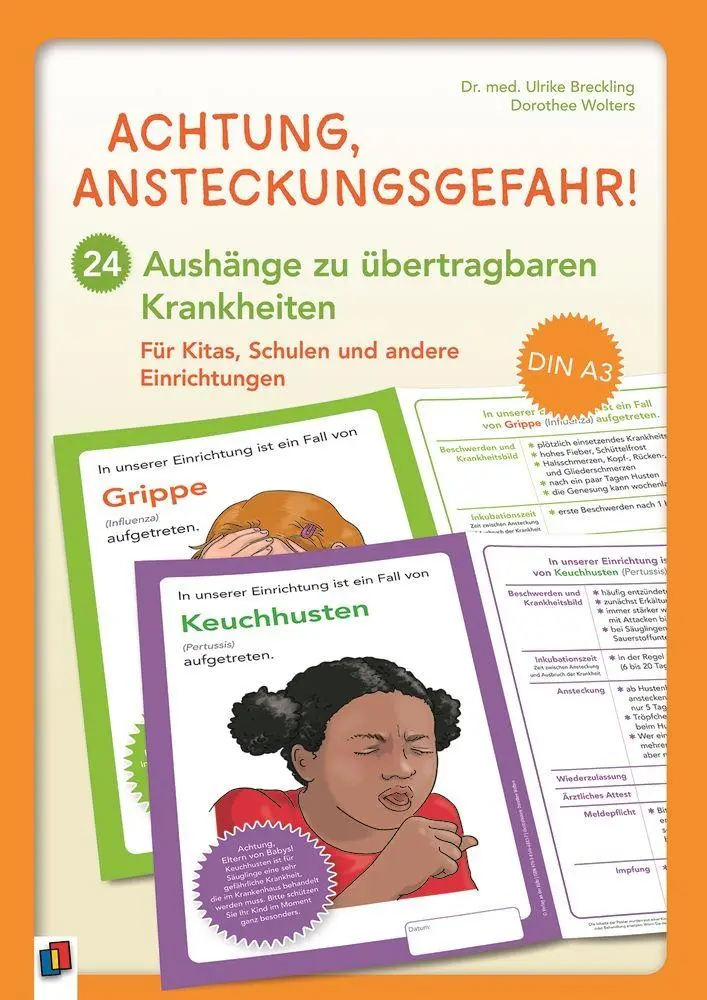 Cover: 9783834668837 | Achtung, Ansteckungsgefahr! - 24 Aushänge zu übertragbaren Krankheiten