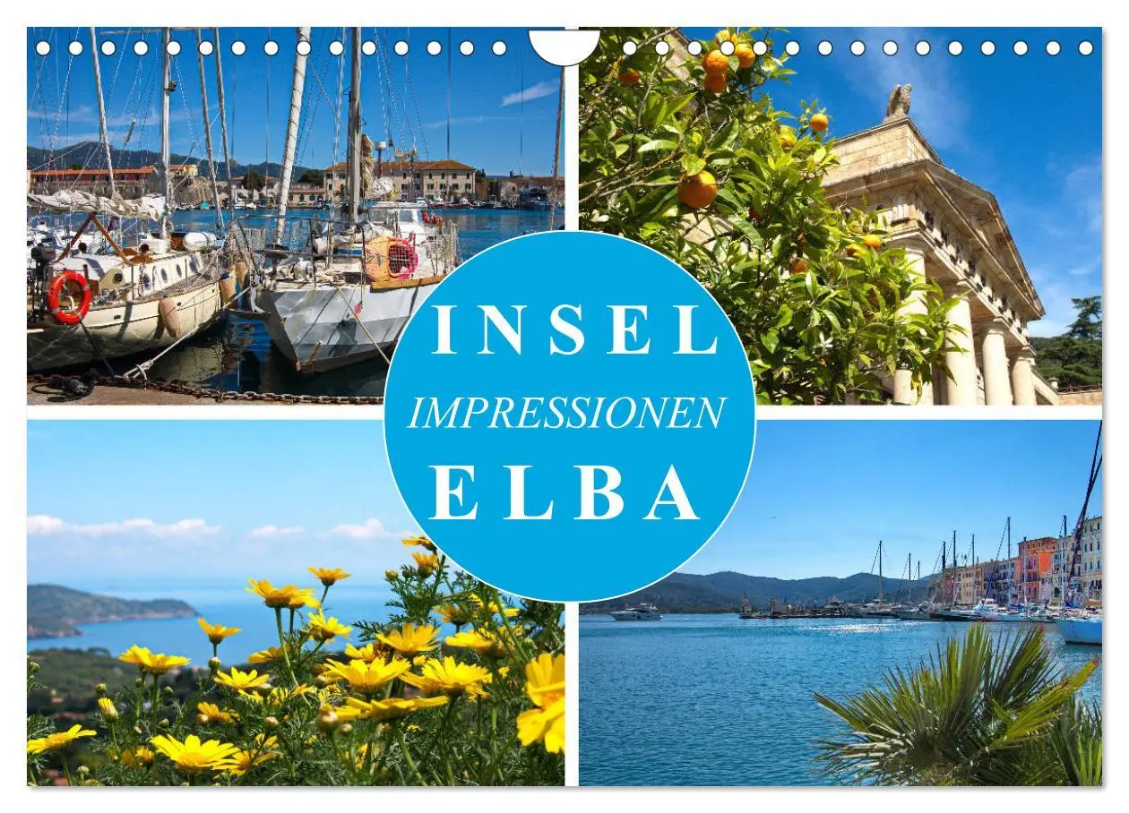 Cover: 9783457778937 | Insel Elba Impressionen (Wandkalender 2026 DIN A4 quer), CALVENDO...