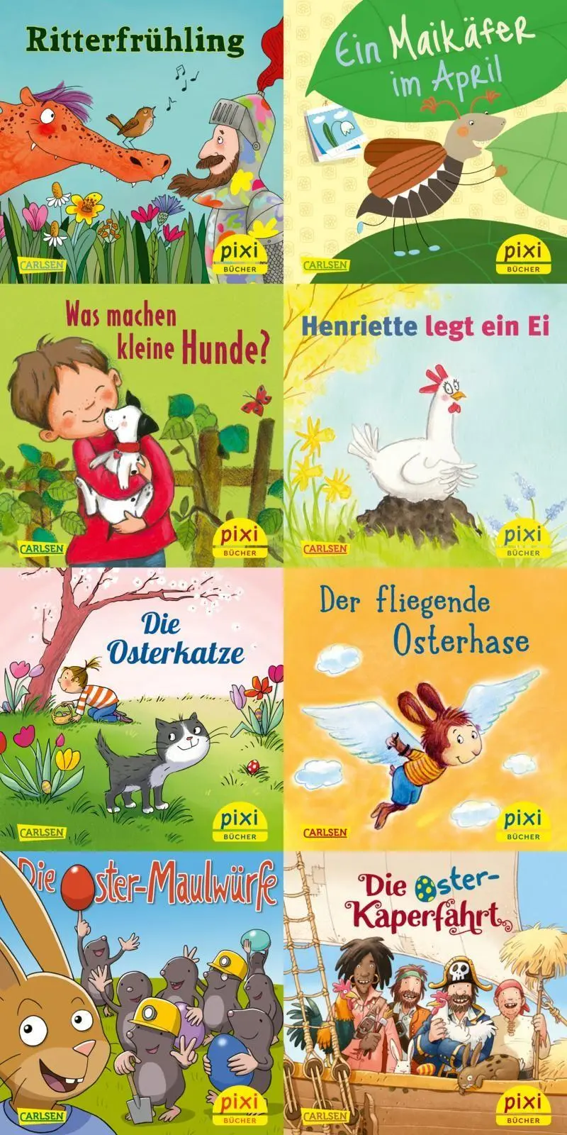 Cover: 9783551038937 | Pixi-8er-Set 308: Pixi liebt den Frühling (8x1 Exemplar) | Diverse