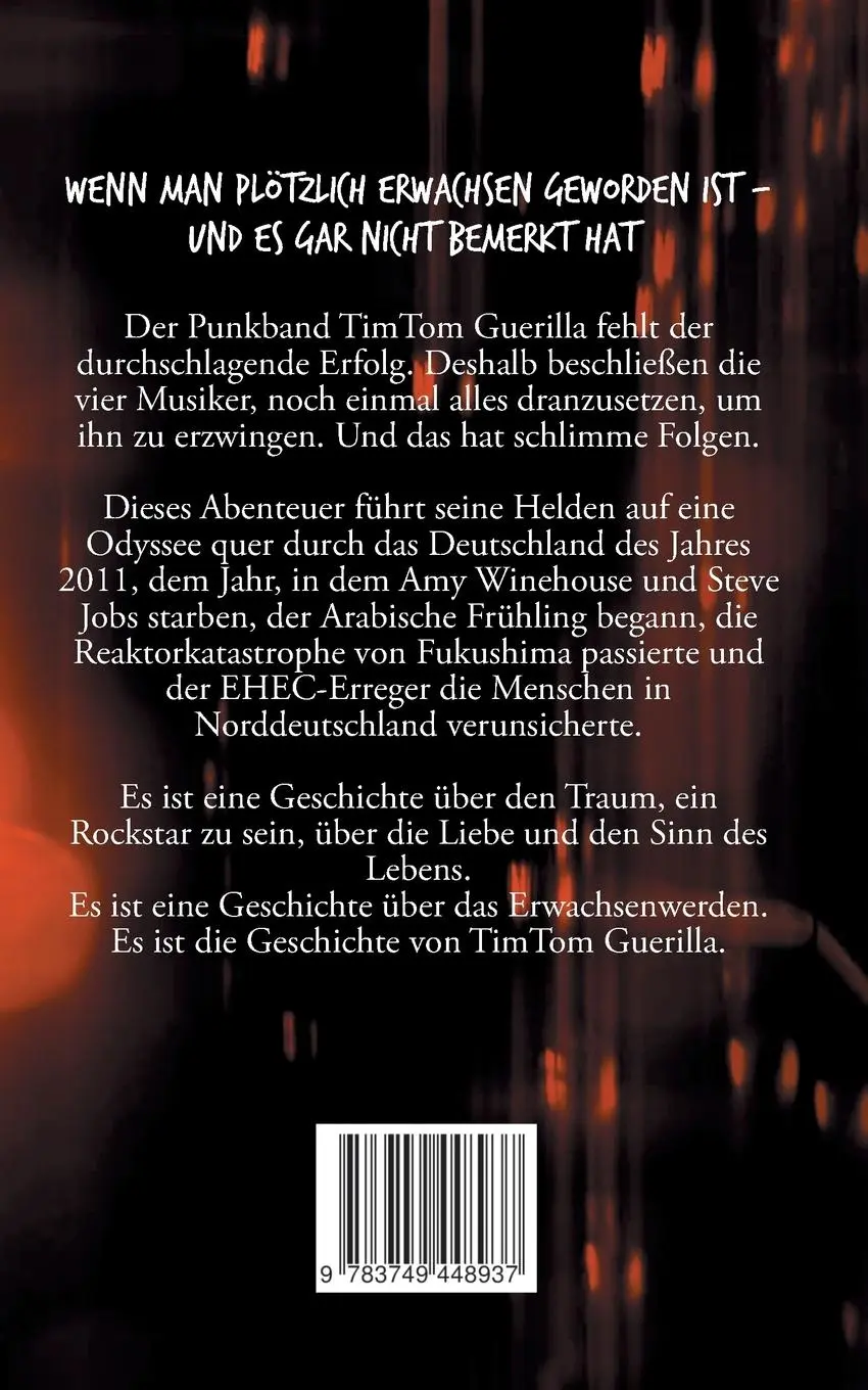 Rückseite: 9783749448937 | TimTom Guerilla | Roman | Gofi Müller | Taschenbuch | 508 S. | Deutsch