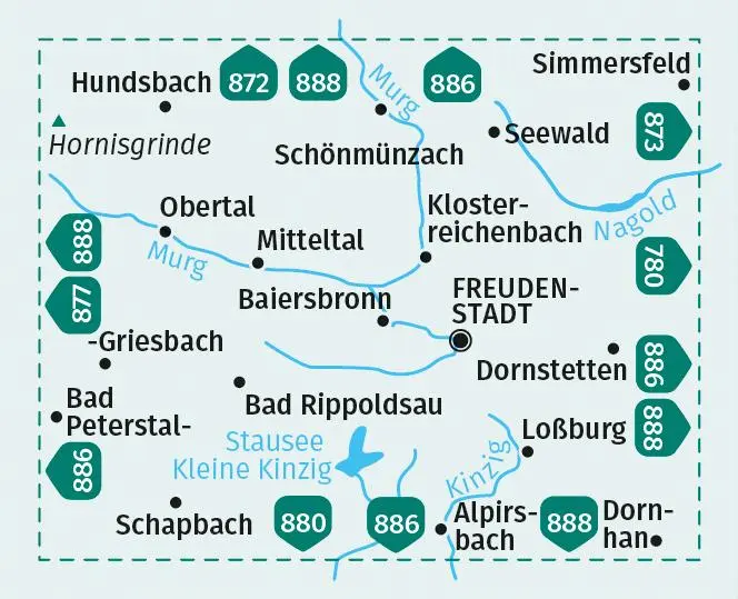 Bild: 9783991218937 | KOMPASS Wanderkarte 878 Freudenstadt, Baiersbronn, Simmersfeld,...