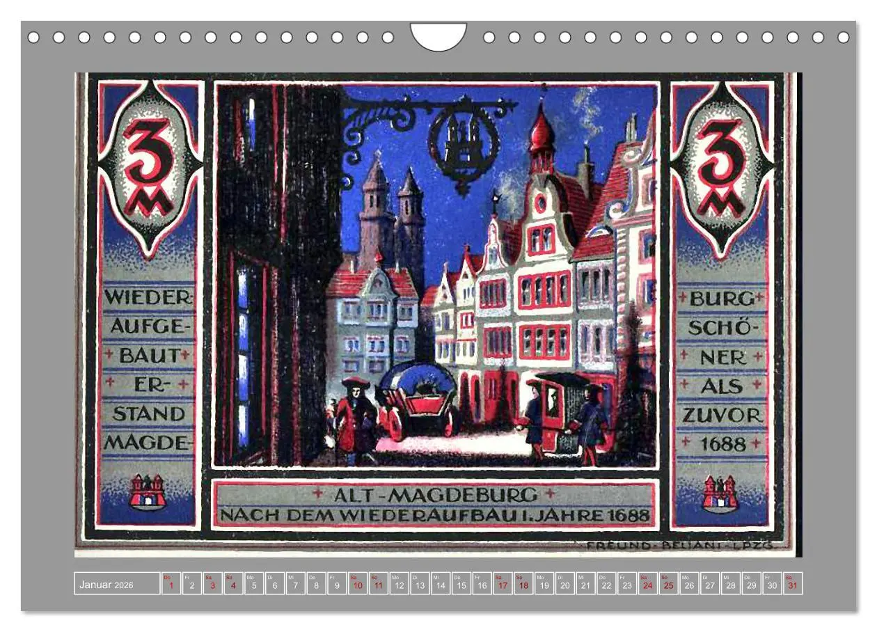 Bild: 9783457289037 | Gruß aus Magdeburg (Wandkalender 2026 DIN A4 quer), CALVENDO...