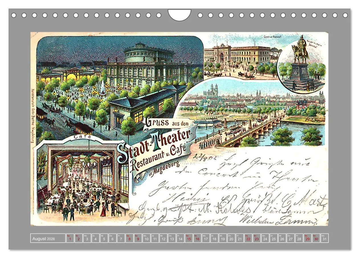 Bild: 9783457289037 | Gruß aus Magdeburg (Wandkalender 2026 DIN A4 quer), CALVENDO...