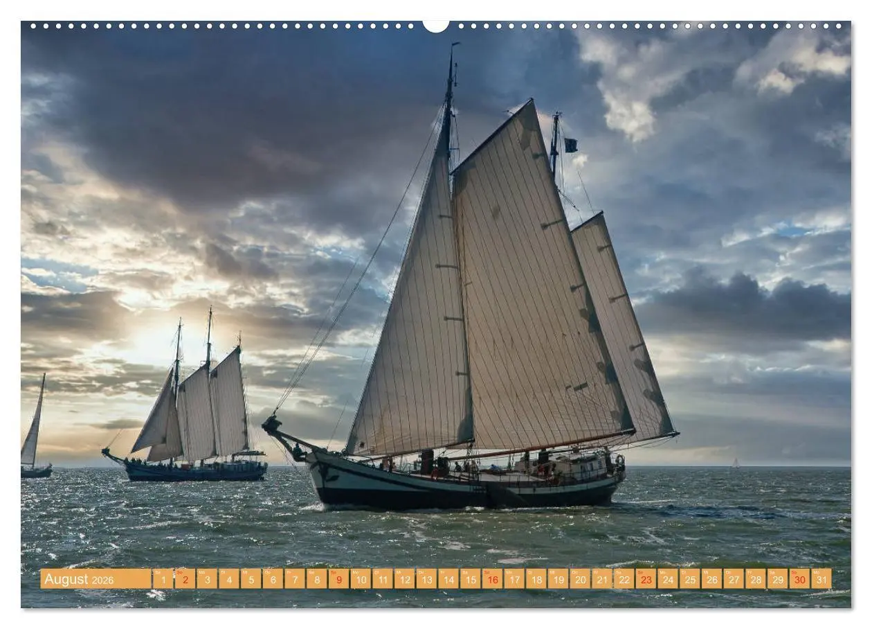 Bild: 9783457669037 | Segeln im Sonnenuntergang (hochwertiger Premium Wandkalender 2026...
