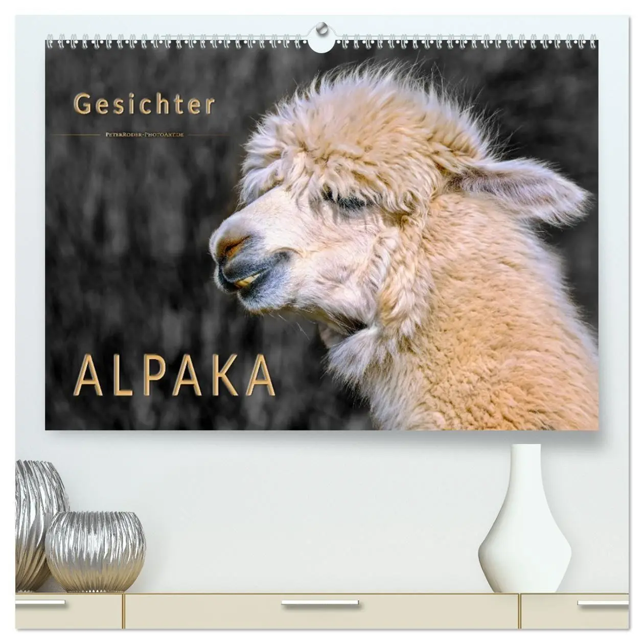 Cover: 9783457739037 | Alpaka Gesichter (hochwertiger Premium Wandkalender 2026 DIN A2...