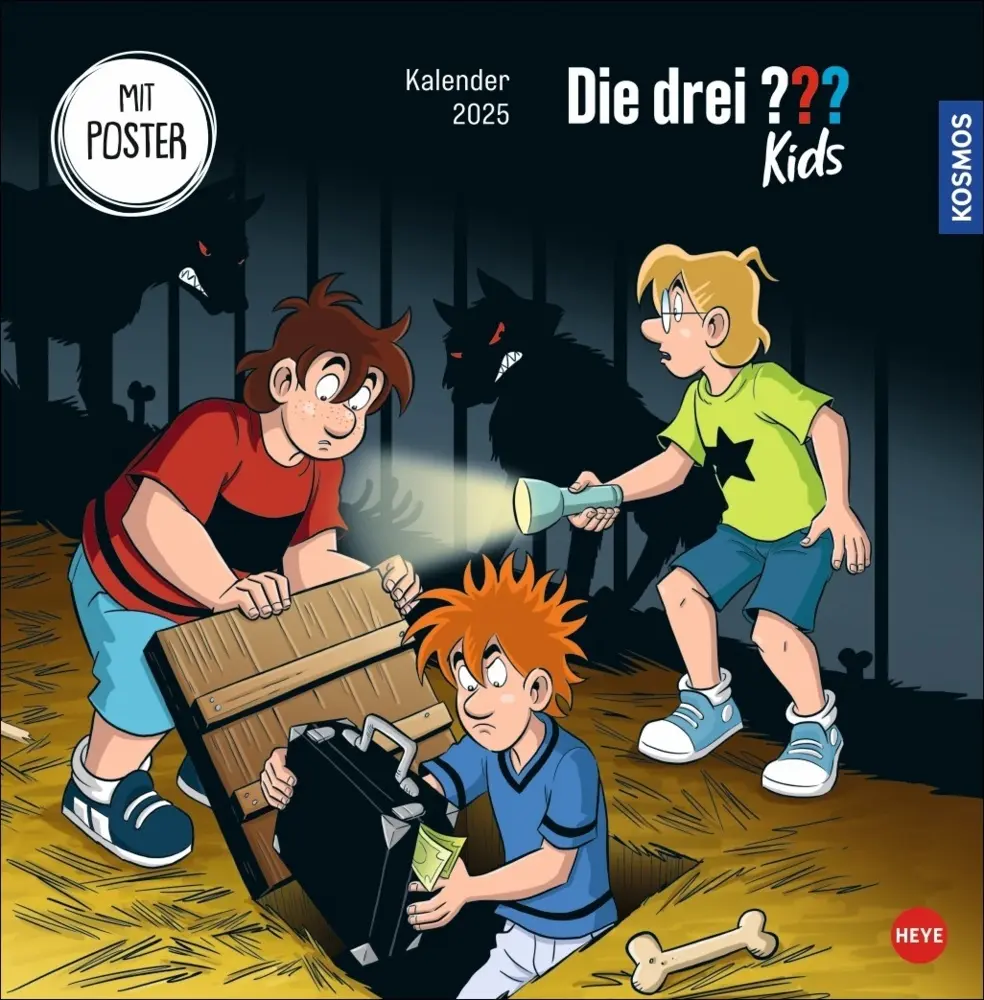 Cover: 9783756409037 | Die drei ??? Kids Broschurkalender 2025 | Kalender | Kalender | 2025