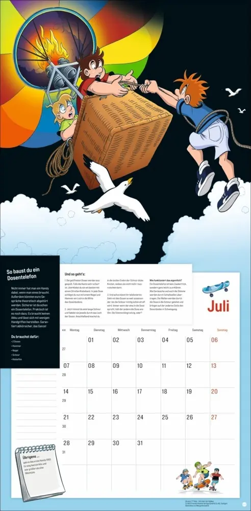 Bild: 9783756409037 | Die drei ??? Kids Broschurkalender 2025 | Kalender | Kalender | 2025