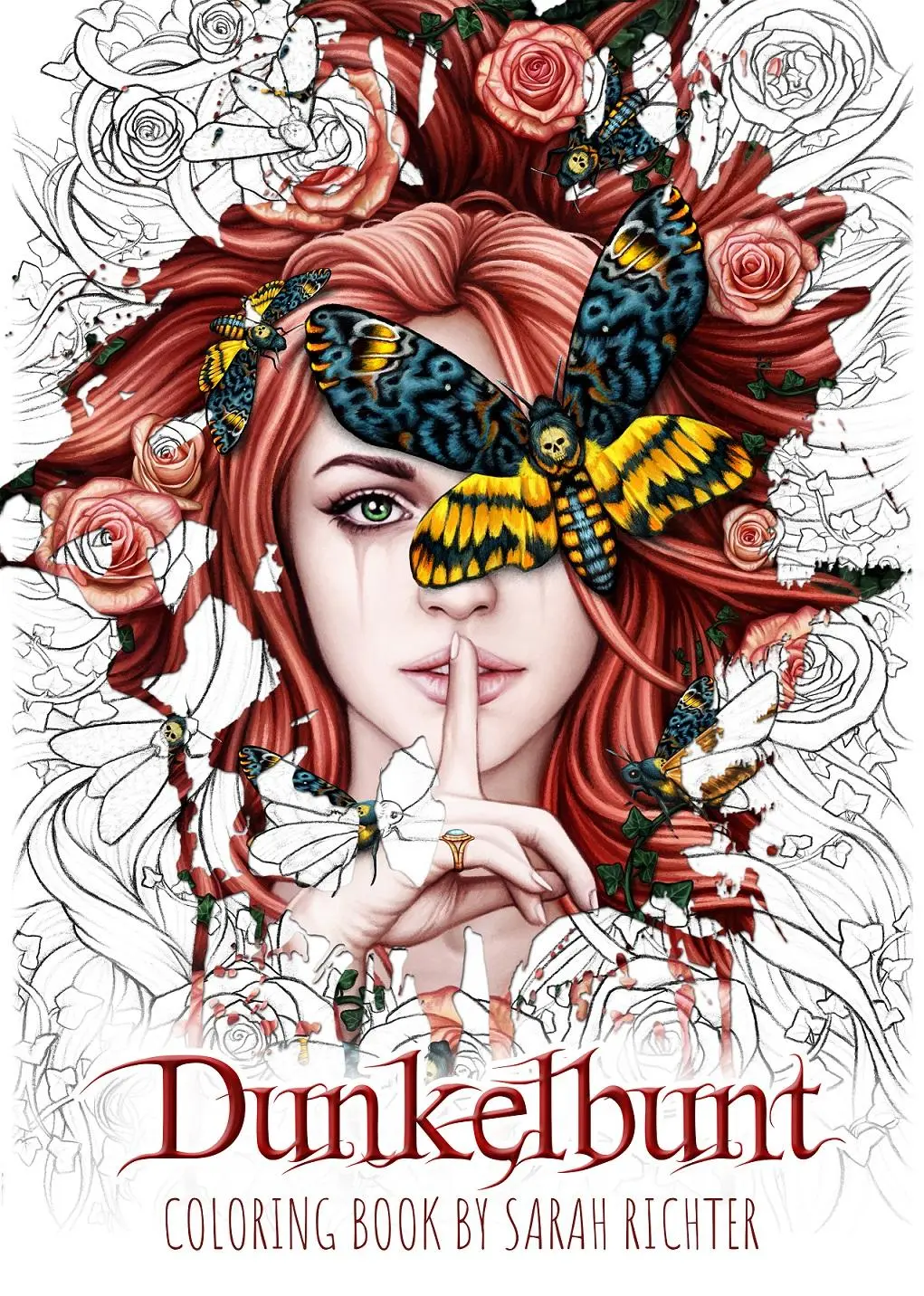 Cover: 9783969669037 | Dunkelbunt | Coloring Book by Sarah Richter | Sarah Richter | Buch