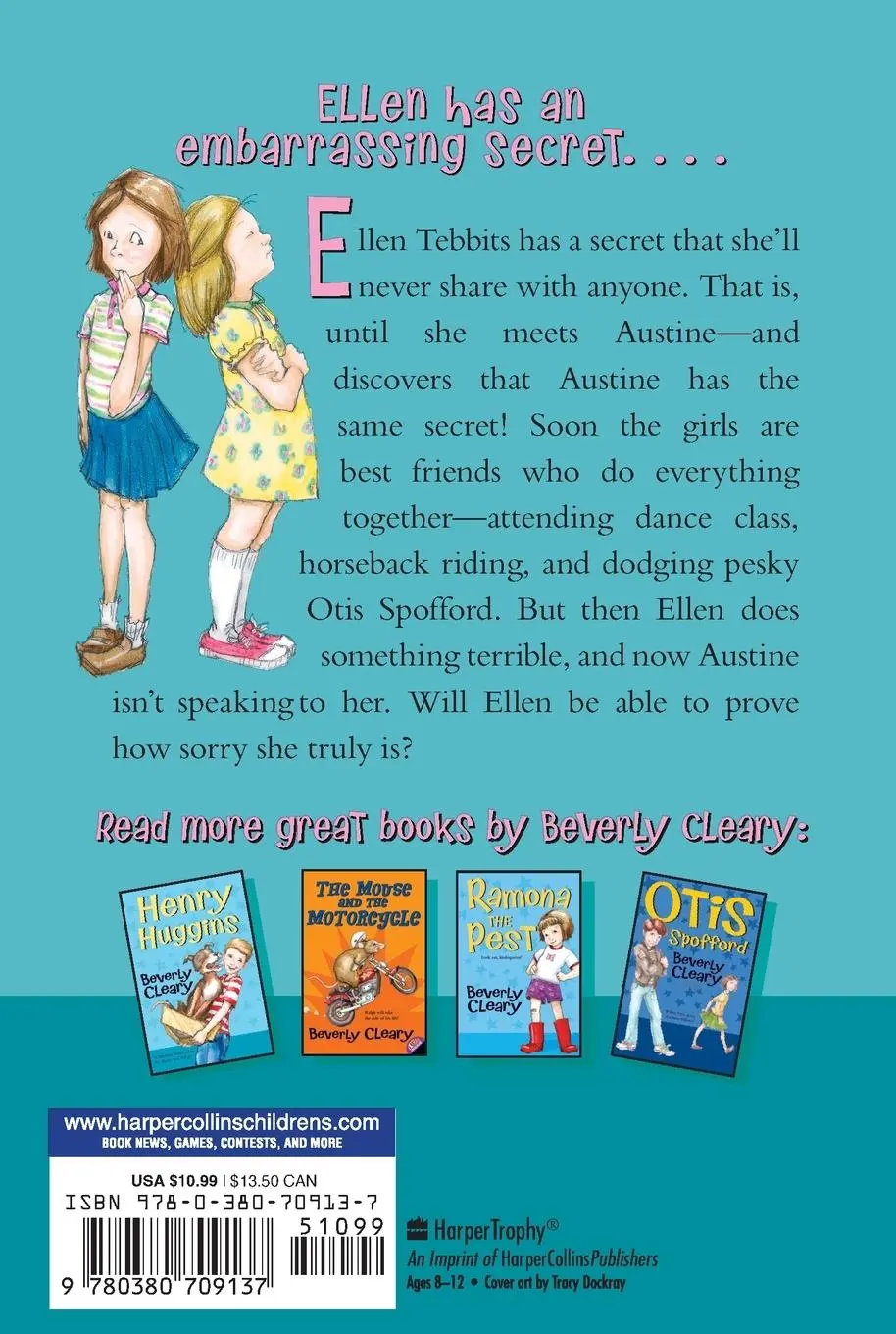 Rückseite: 9780380709137 | Ellen Tebbits | Beverly Cleary | Taschenbuch | Kartoniert / Broschiert