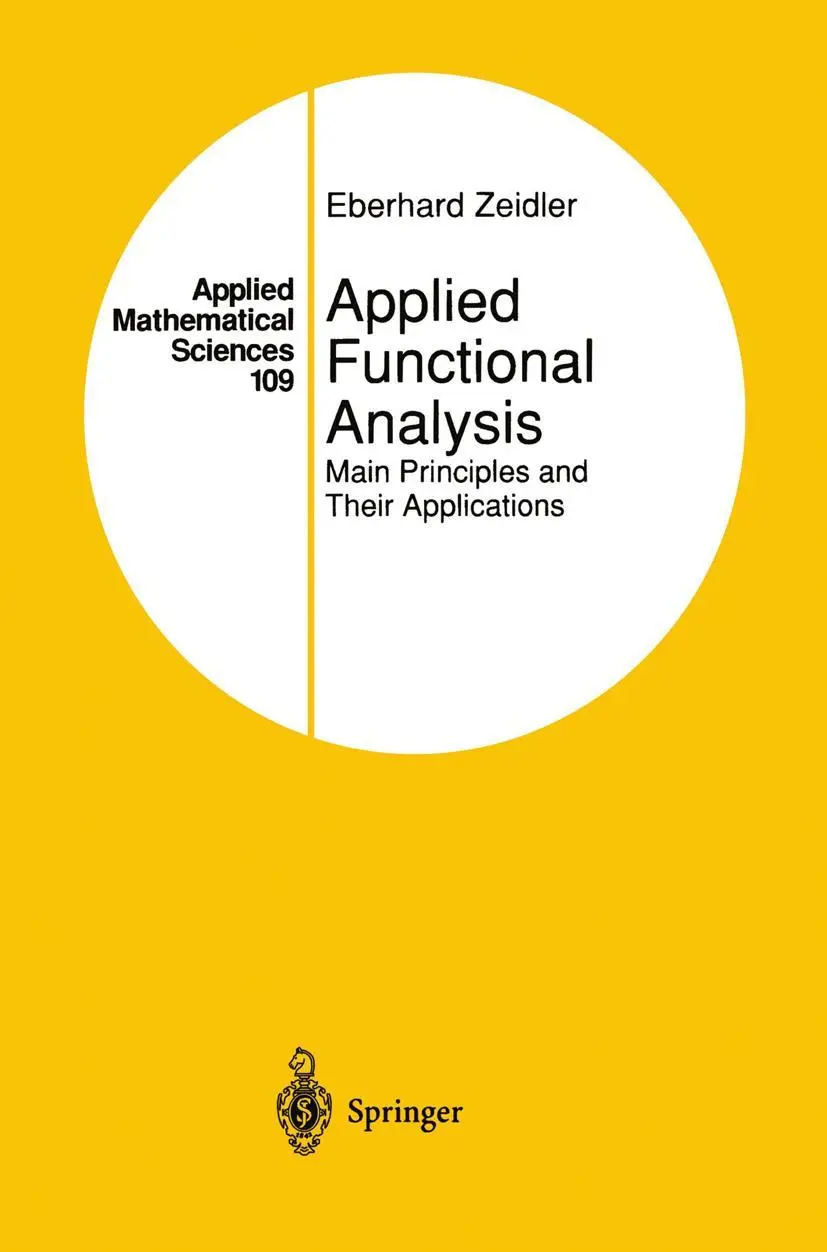 Cover: 9781461269137 | Applied Functional Analysis | Main Principles and Their Applications