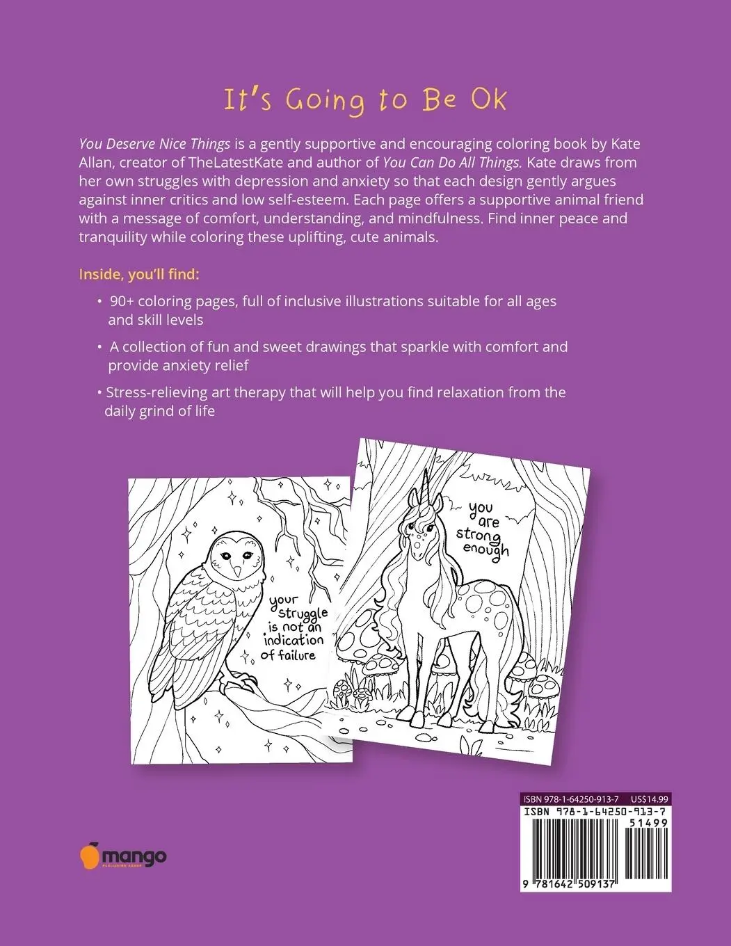 Rückseite: 9781642509137 | You Deserve Nice Things | Kate Allan | Taschenbuch | Englisch | 2022