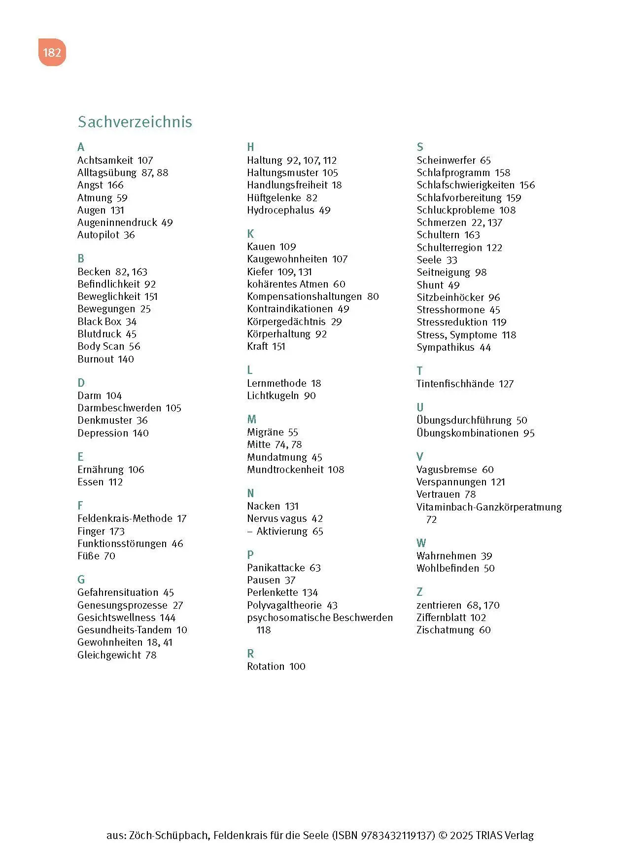 Bild: 9783432119137 | Feldenkrais für die Seele | Nadja Zöch-Schüpbach | Taschenbuch | 2024