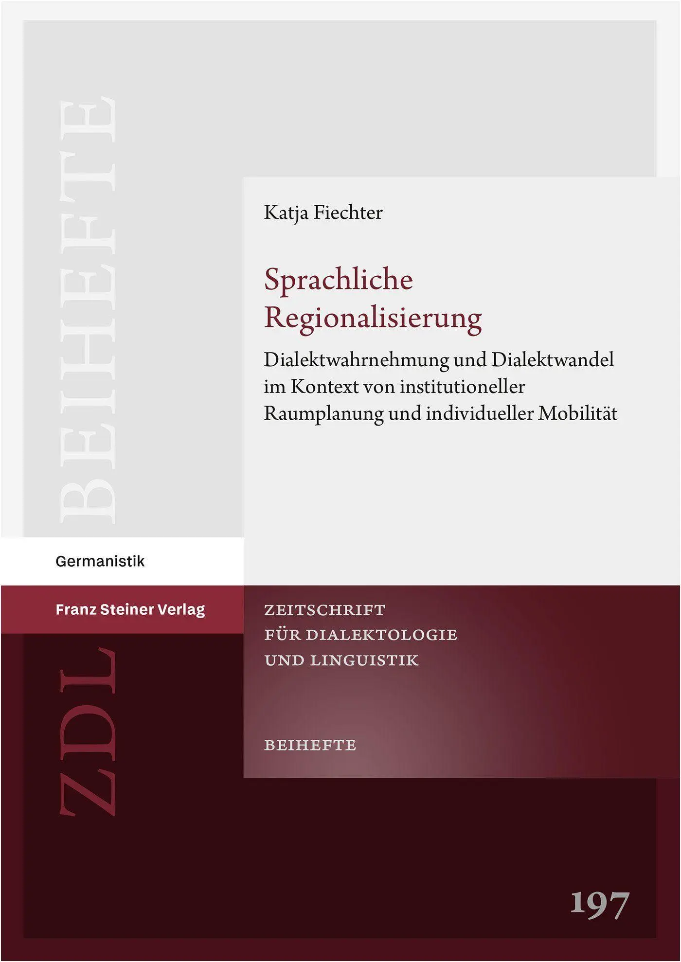 Sprachliche Regionalisierung