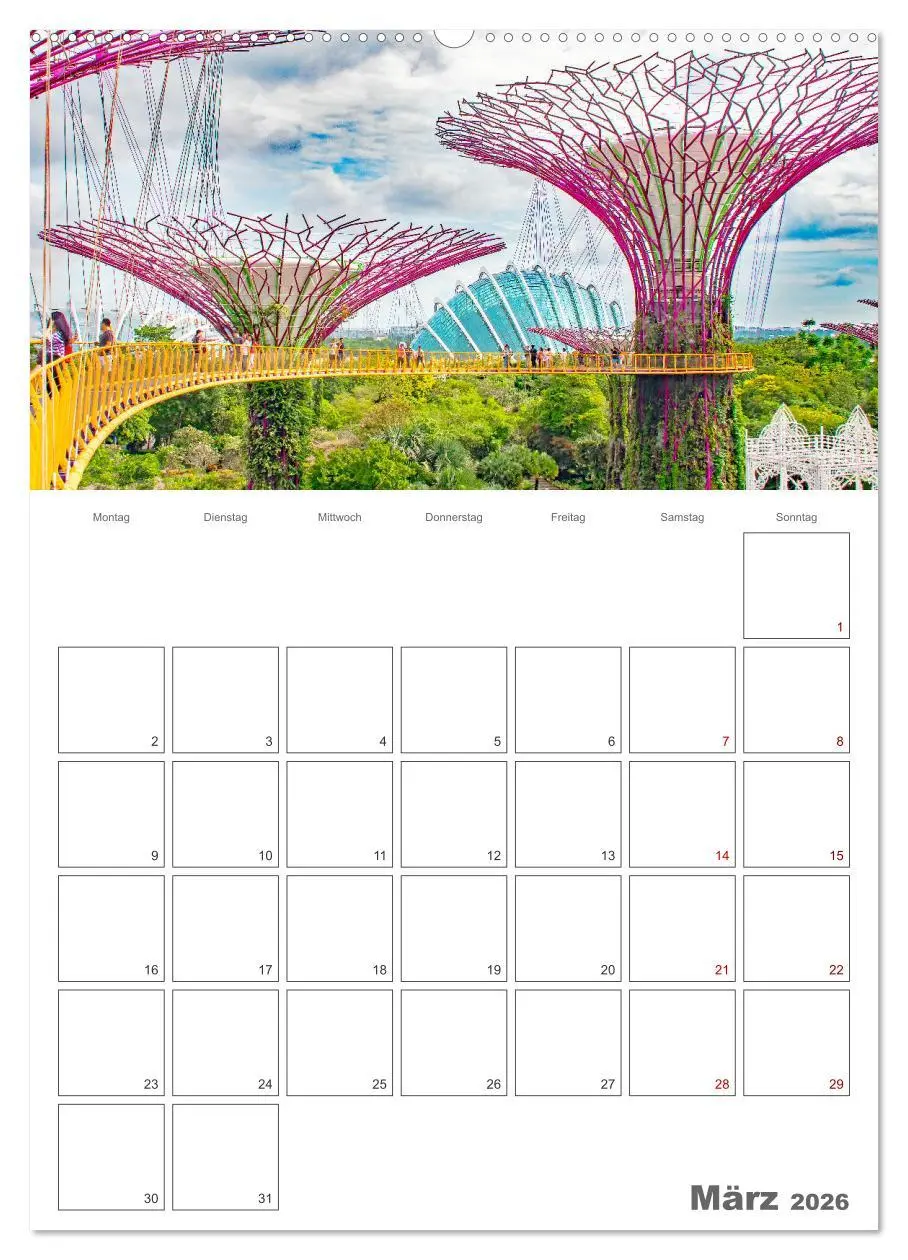 Bild: 9783516369137 | Unterwegs in Singapur (hochwertiger Premium Wandkalender 2026 DIN...