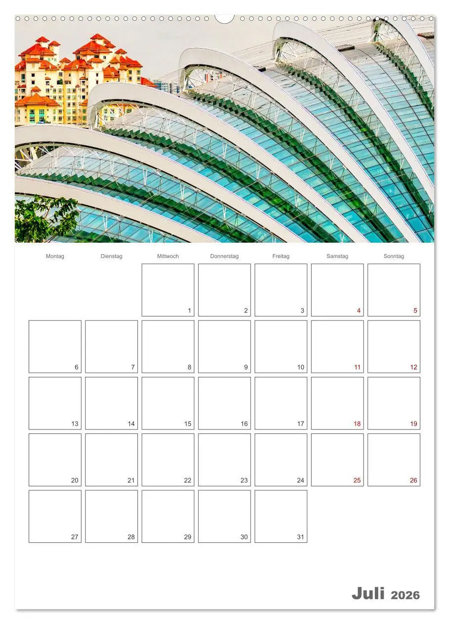 Bild: 9783516369137 | Unterwegs in Singapur (hochwertiger Premium Wandkalender 2026 DIN...