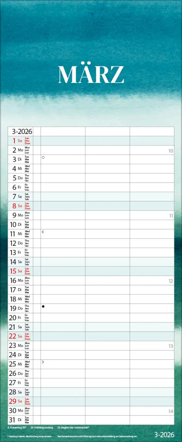 Bild: 9783731889137 | Timer for 2 Colourflow 2026 | Verlag Korsch | Kalender | 14 S. | 2027