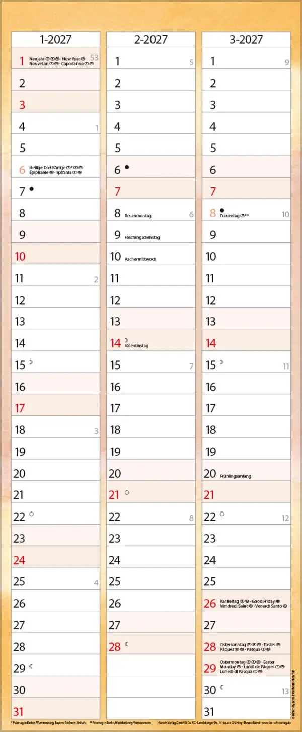 Bild: 9783731889137 | Timer for 2 Colourflow 2026 | Verlag Korsch | Kalender | 14 S. | 2027