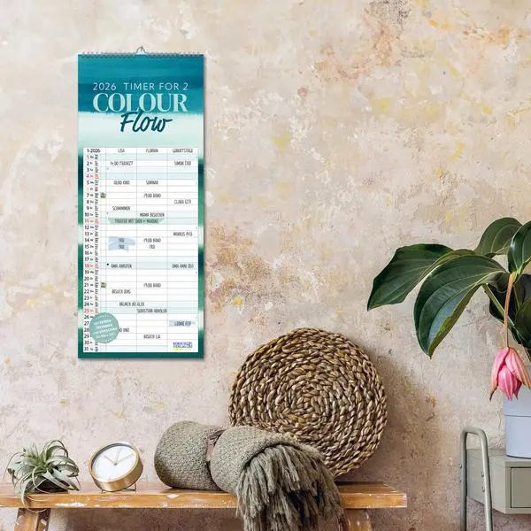 Bild: 9783731889137 | Timer for 2 Colourflow 2026 | Verlag Korsch | Kalender | 14 S. | 2027