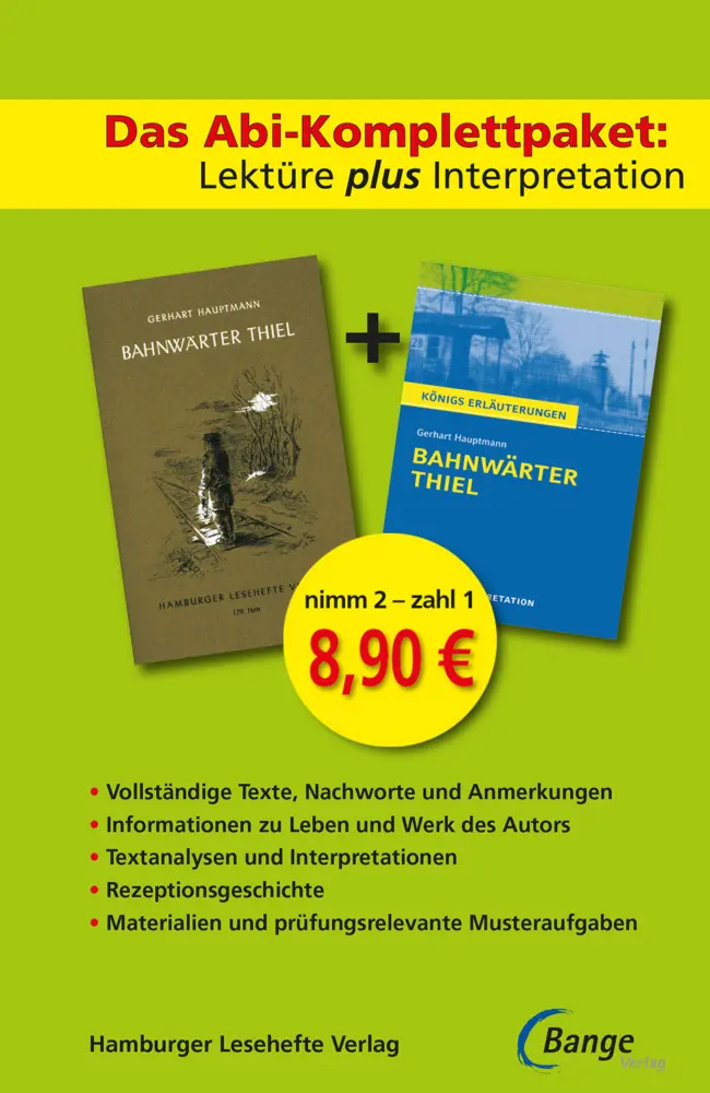 Cover: 9783872919137 | Das Abi-Komplettpaket. Lektüre plus Interpretation - Bahnwärter Thiel