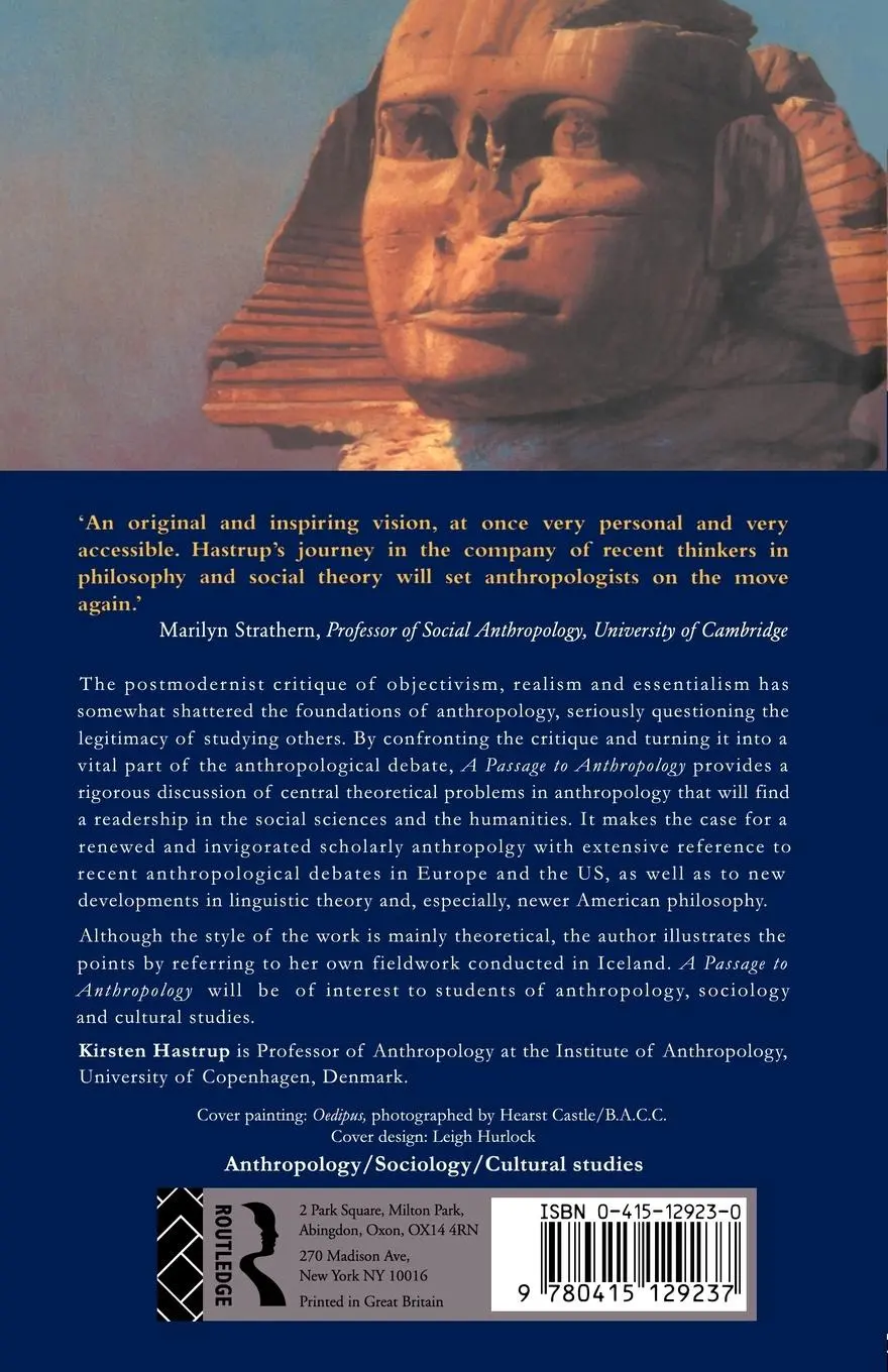 Rückseite: 9780415129237 | A Passage to Anthropology | Between Experience and Theory | Hastrup