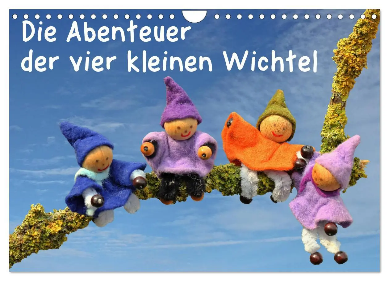 Cover: 9783457889237 | Die Abenteuer der vier kleinen Wichtel (Wandkalender 2026 DIN A4...