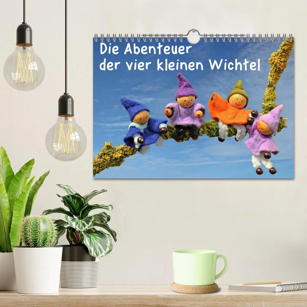 Bild: 9783457889237 | Die Abenteuer der vier kleinen Wichtel (Wandkalender 2026 DIN A4...