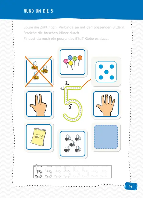 Bild: 9783473489237 | Mein Stickerrätselblock: Zahlen und Rechnen | Kirstin Jebautzke | Buch