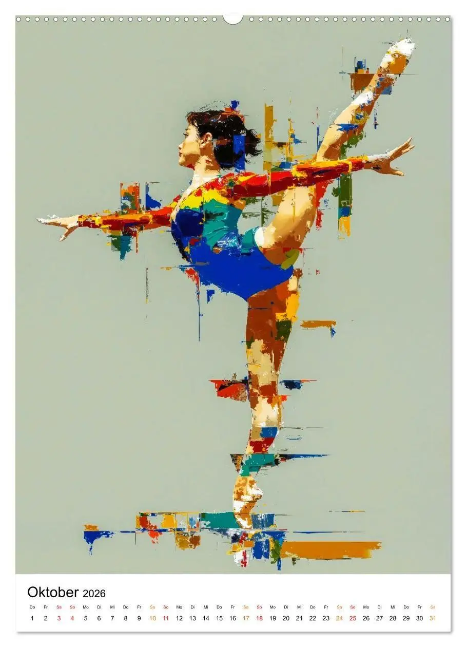 Bild: 9783516739237 | Sport in Farben (Wandkalender 2026 DIN A2 hoch), CALVENDO...