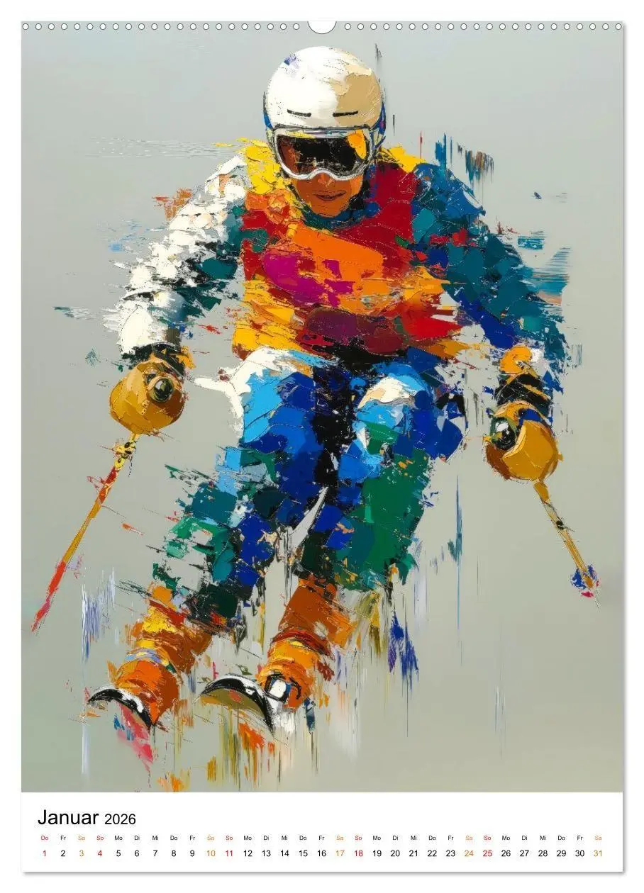 Bild: 9783516739237 | Sport in Farben (Wandkalender 2026 DIN A2 hoch), CALVENDO...