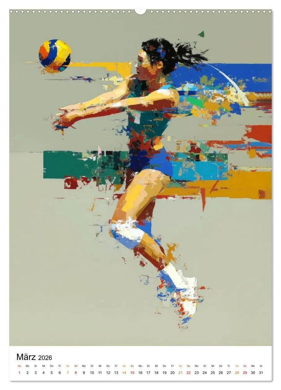 Bild: 9783516739237 | Sport in Farben (Wandkalender 2026 DIN A2 hoch), CALVENDO...