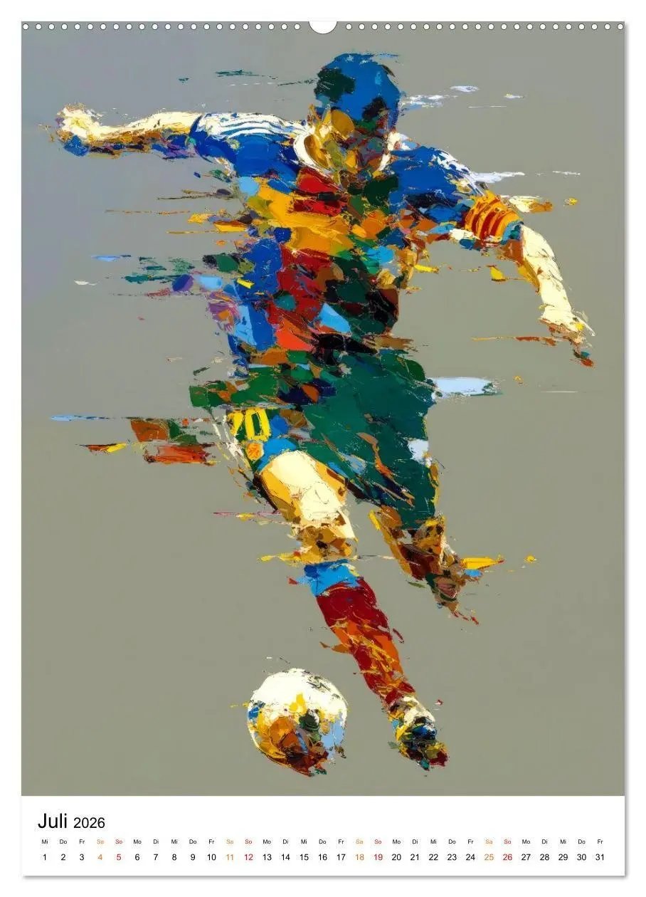 Bild: 9783516739237 | Sport in Farben (Wandkalender 2026 DIN A2 hoch), CALVENDO...