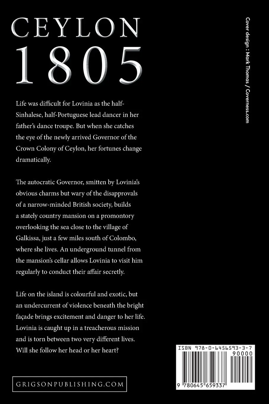 Rückseite: 9780645659337 | The Governor's Lover | Roderic Grigson | Taschenbuch | Englisch | 2022