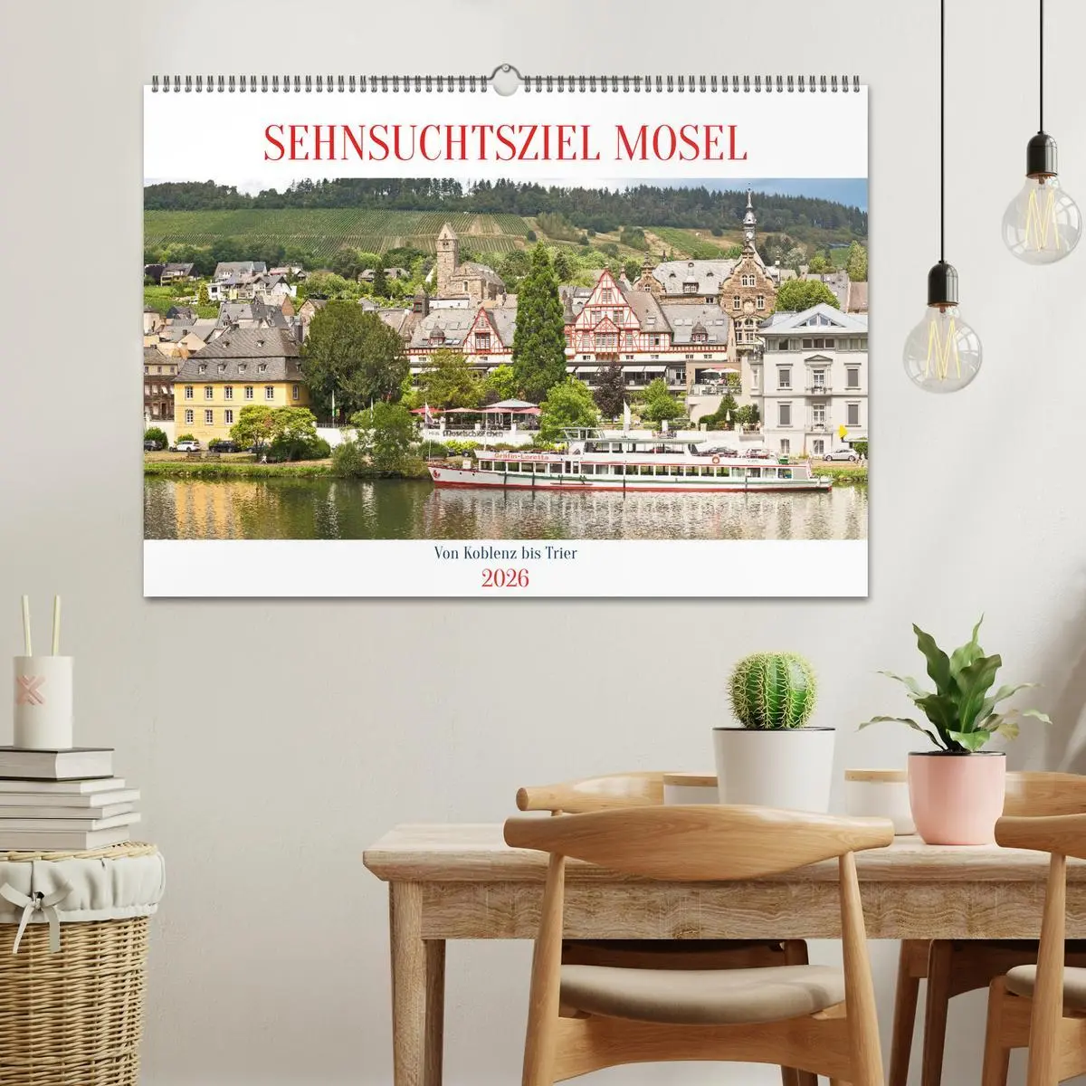 Bild: 9783457569337 | Sehnsuchtsziel Mosel (Wandkalender 2026 DIN A2 quer), CALVENDO...