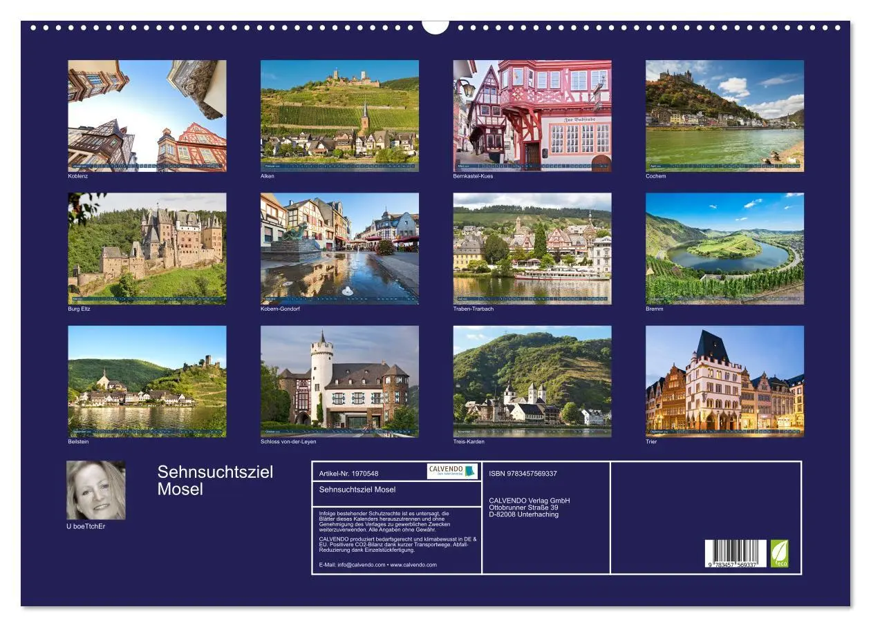 Bild: 9783457569337 | Sehnsuchtsziel Mosel (Wandkalender 2026 DIN A2 quer), CALVENDO...