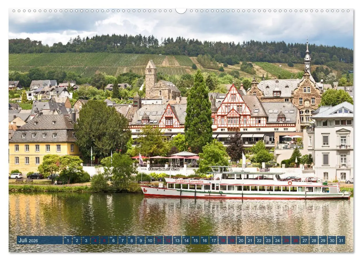 Bild: 9783457569337 | Sehnsuchtsziel Mosel (Wandkalender 2026 DIN A2 quer), CALVENDO...