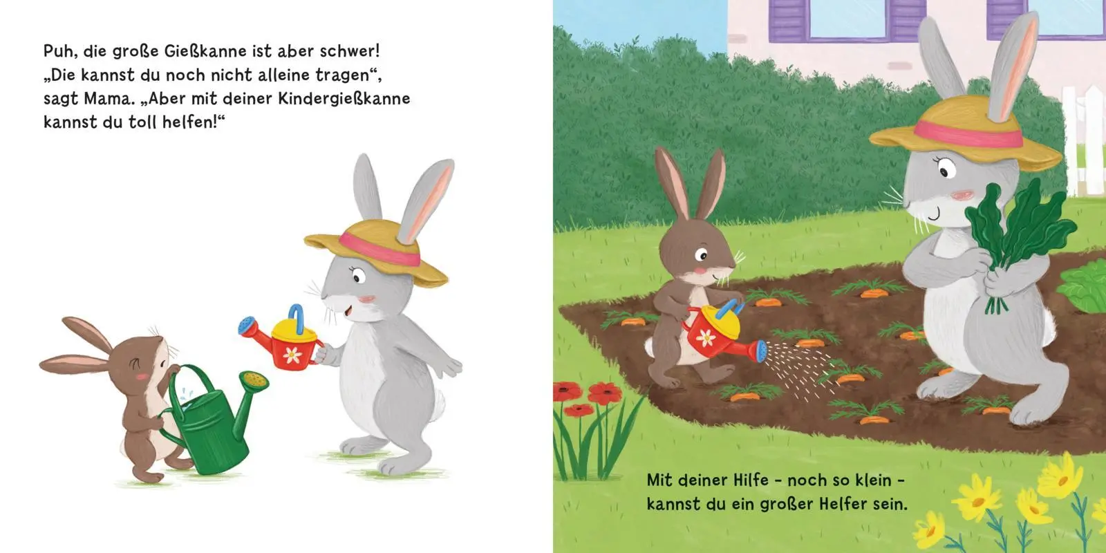 Bild: 9783480239337 | Helfen macht groß, kleiner Hase! | Anja Kiel | Buch | Pappbilderbuch