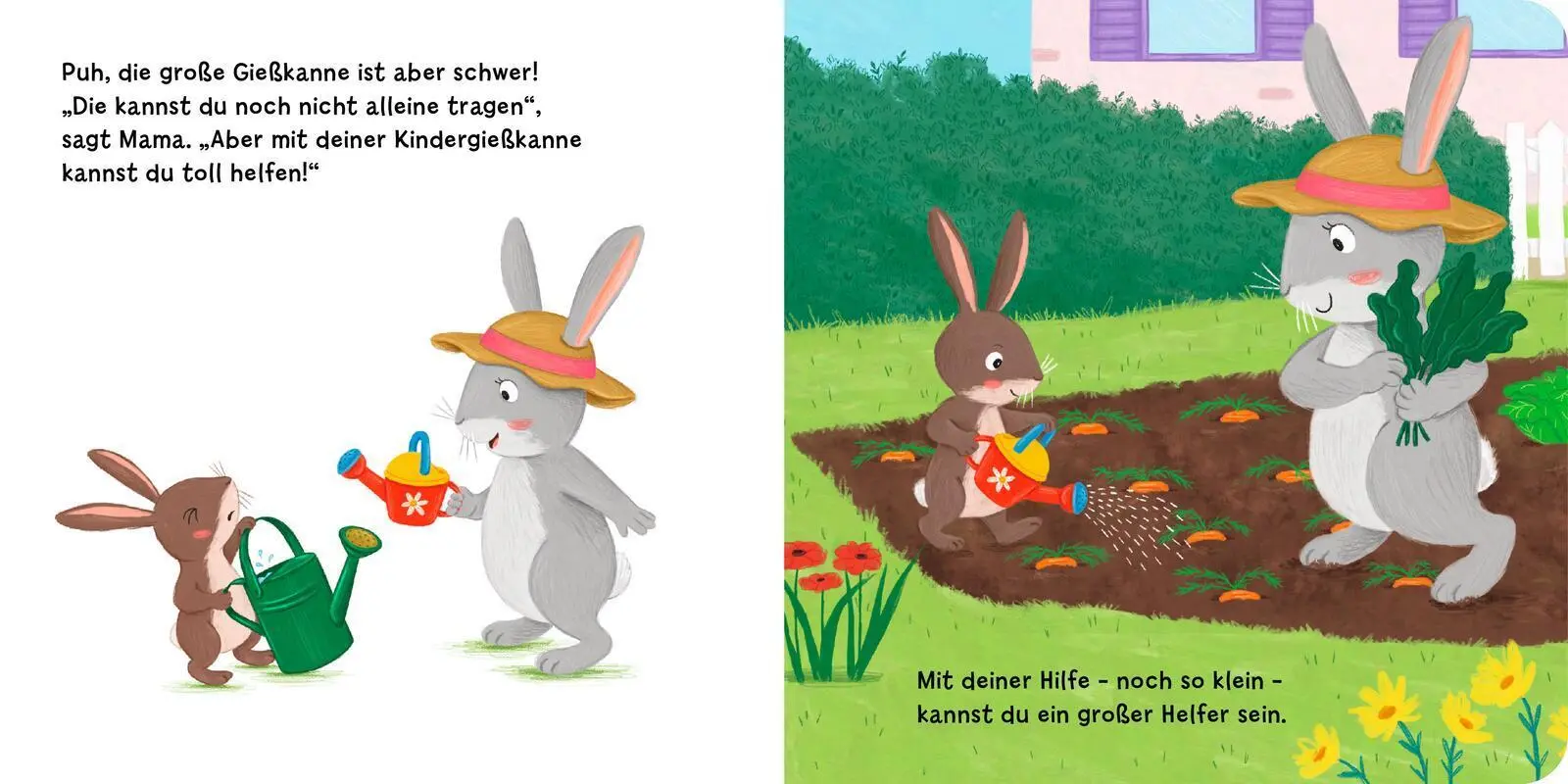 Bild: 9783480239337 | Helfen macht groß, kleiner Hase! | Anja Kiel | Buch | Pappbilderbuch