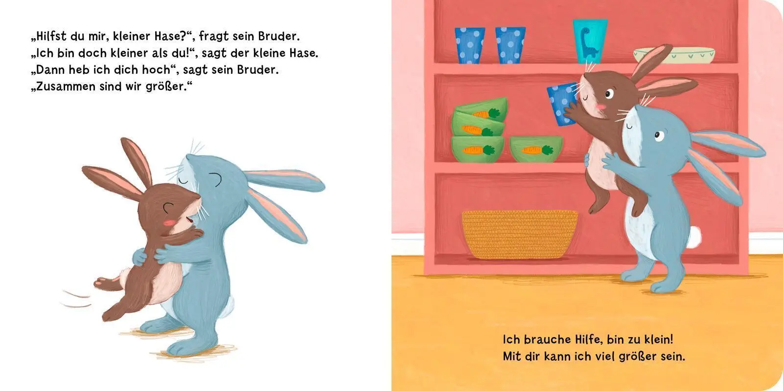 Bild: 9783480239337 | Helfen macht groß, kleiner Hase! | Anja Kiel | Buch | Pappbilderbuch