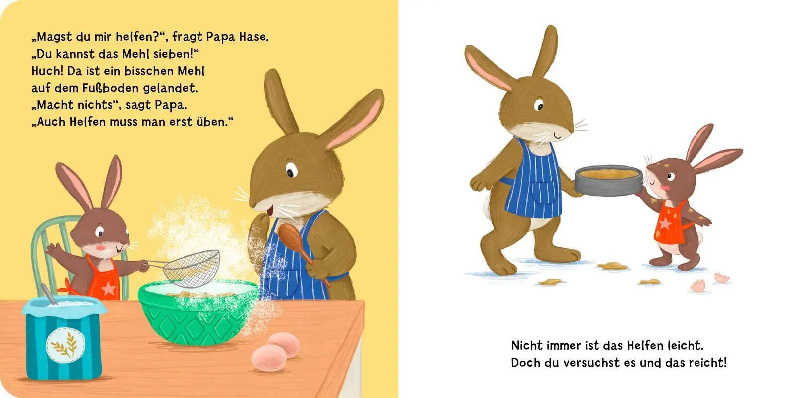 Bild: 9783480239337 | Helfen macht groß, kleiner Hase! | Anja Kiel | Buch | Pappbilderbuch