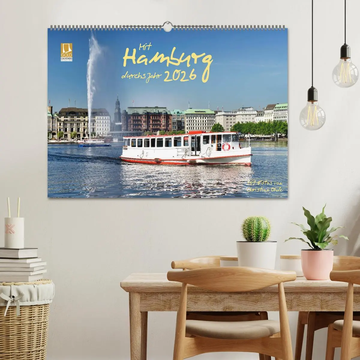 Bild: 9783516039337 | Mit Hamburg durchs Jahr 2026 (Wandkalender 2026 DIN A2 quer),...