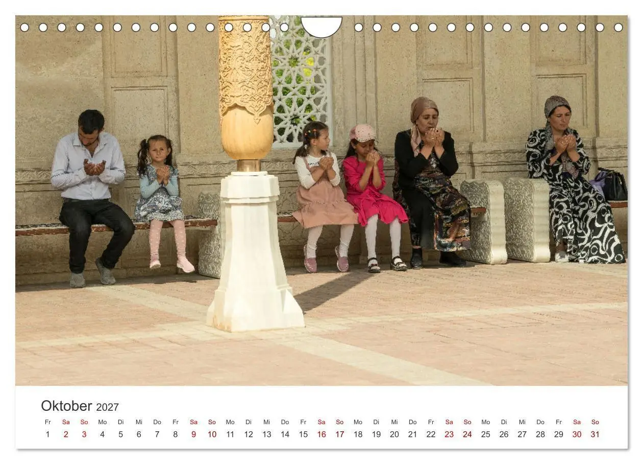 Bild: 9783569299337 | Usbekistan (Wandkalender 2027 DIN A4 quer), CALVENDO Monatskalender