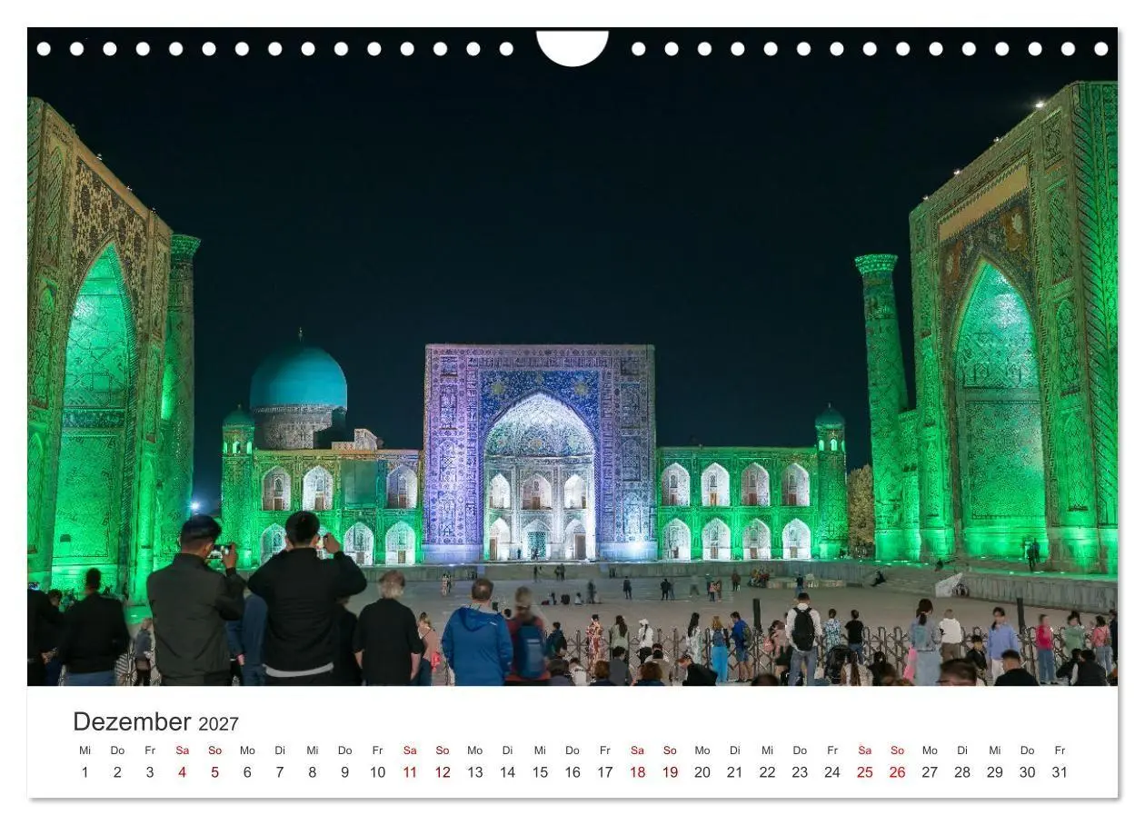 Bild: 9783569299337 | Usbekistan (Wandkalender 2027 DIN A4 quer), CALVENDO Monatskalender