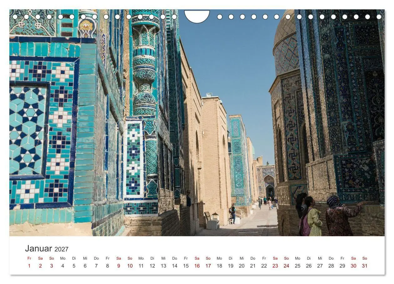 Bild: 9783569299337 | Usbekistan (Wandkalender 2027 DIN A4 quer), CALVENDO Monatskalender